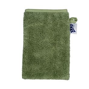 Kikko BIO bavlněná froté žínka XKKO Organic GRANITE GREEN