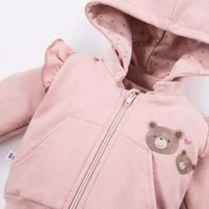 Eevi Body dlouhý rukáv se srdíčky Love BORDÓ