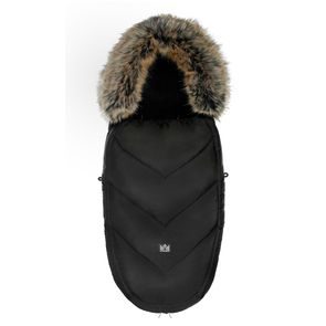 Little Elite Zimní fusak Prime Classic ČERNÝ béžový kožíšek