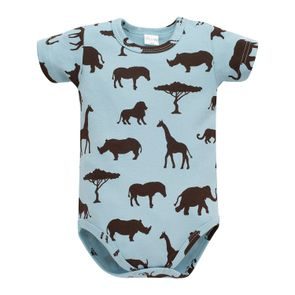 PINOKIO Body krátký rukáv Safari MODRÁ