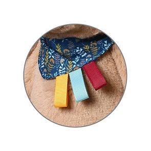 MOONIE Usínáček zajíček 2.0 Organic CAPPUCCINO NATUR