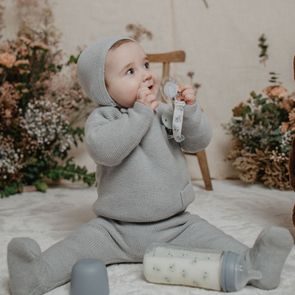 BIBS De Lux Dudlíky kaučuk kulaté 0-6m 2ks Woodchuck/Blush