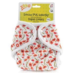 Kikko Svrchní PUL kalhotky XKKO One Size RED POPPIES