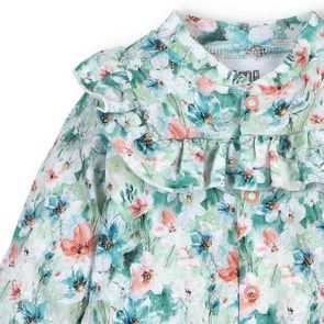 PINOKIO Overal bez ťapek na zip Lovely Day Rose