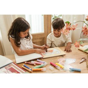 Little Dutch Kreativní sada malovaní prsty Fairy Garden