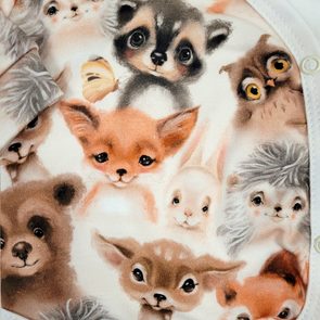 Le Bebe Body dlouhý rukáv Méďa Pilot