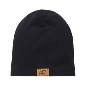 PINOKIO Čepice beanie Let´s Rock ČERNÁ
