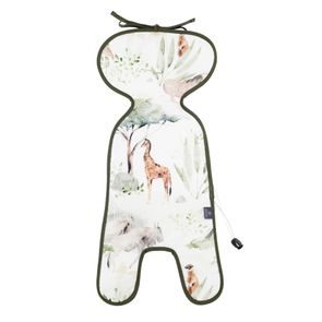 Makaszka Bambusová prodyšná podložka do autosedačky 0-18kg SAVANNA