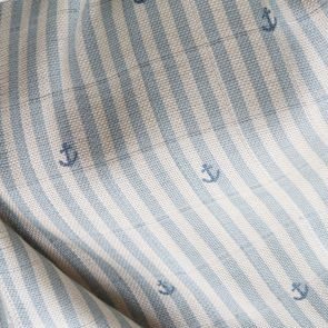 NUUROO Bambusová mušelínová zavinovací plena / osuška Stripe Anchor