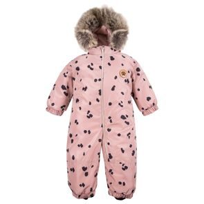 Eevi Zimní kombinéza Dogs&Spots RŮŽOVÁ