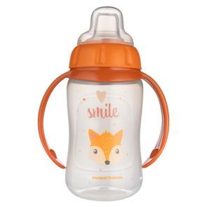 Canpol babies Tréninkový hrníček Cute Animals 320ml (6m+) - LIŠKA