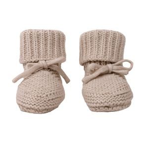 LODGER Capáčky 0-6m Slipper Knit Birch