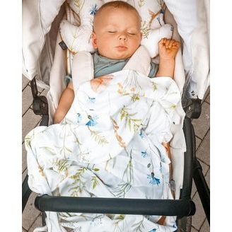 BabyMatex Dětská mušelínová deka - STARORŮŽOVÁ
