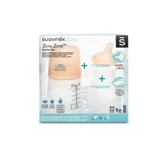Suavinex Zero Zero sada láhev 180ml + příslušenství
