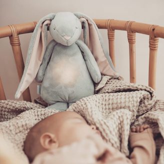 BabyOno Chrastící plyšový MÝVAL ROCKY
