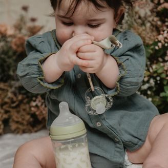 BIBS Set dudlíků Try It 3ks BABY BLUE