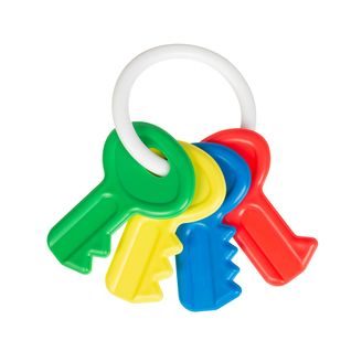 Akuku Chrastítko Klíče BAREVNÉ