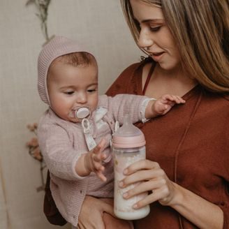 Suavinex Wonderland kojenecká láhev 150ml LIBERTY MODRÁ