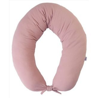 BabyMatex Kojící polštář Moon mušelín (č.12) STARORŮŽOVÁ