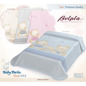 Belpla Španělská deka Baby Perla STER 80x110cm č.663