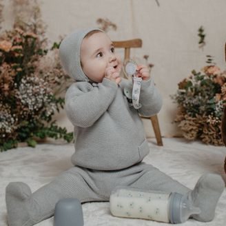 BIBS Colour Dudlíky kaučuk kulaté 6-18m 2ks Blossom/Dusky Lilac