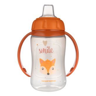 Canpol babies Tréninkový hrníček Cute Animals 320ml (6m+) - LIŠKA