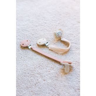 Suavinex Wonderland Klip na dudlík se stuhou KRÉMOVÝ