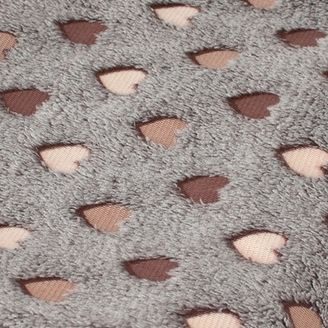 BabyMatex Dětská deka Milly (75x100) HVĚZDIČKY TMAVĚ ŠEDÁ