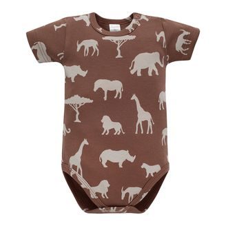 PINOKIO Body krátký rukáv Safari HNĚDÁ