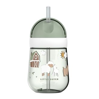 Little Dutch Hrneček s brčkem 300ml Little Farm (9m+)