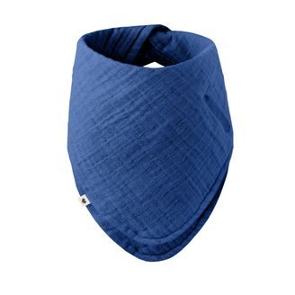 BIBS Bandana mušelínový slintáček BIO bavlna CORNFLOWER