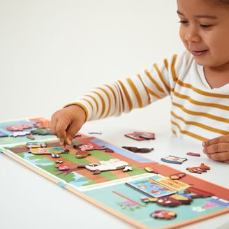 Janod Magnetická kniha Magnetistories DINOSAUŘI