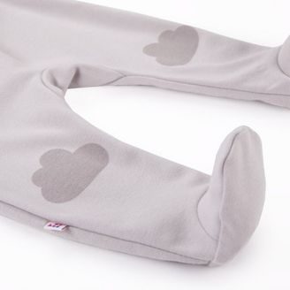 Le Bebe Souprava body + polodupačky Méďa a noční obloha