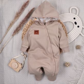 Eevi Kojenecká zimní kombinéza overal Dogs&Spots RŮŽOVÁ