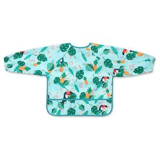 BabyOno Bryndák s rukávy omyvatelný 6m+ TOUCANS