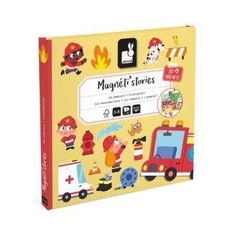 Janod Magnetická kniha Magnetistories HASIČI
