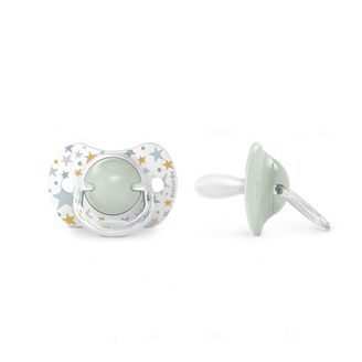 BIBS Infinity Dudlíky silikon symetrické 0-6m 2ks Baby Blue/Island Sea