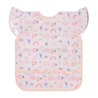 BabyOno Omyvatelný bryndák zástěrka 24m+ DUHA