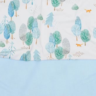 BabyMatex Dětská deka Bamboo (75x100) MODRÝ LES