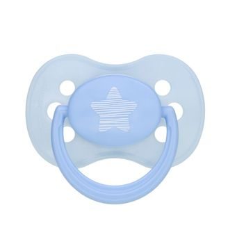 Canpol babies Dudlík 6-18m silikon třešinka Pastels MODRÝ