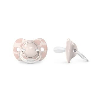 Canpol babies Dudlík 6-18m silikon symetrický 2ks BabiesBoo ORANŽOVÝ