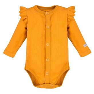 Eevi Body celorozepínací s volánky Simply Comfy MEDOVÉ