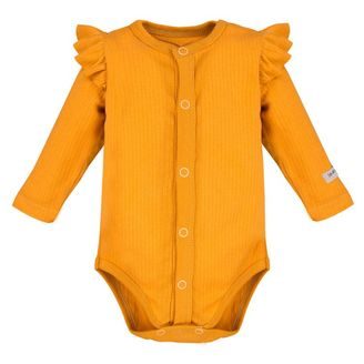 Eevi Body celorozepínací s volánky Simply Comfy - MEDOVÉ