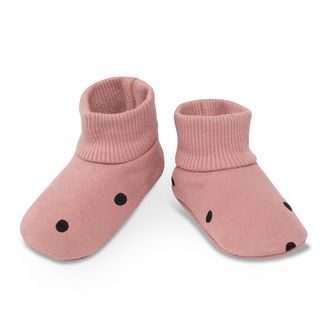 PINOKIO Látkové capáčky Tres Bien puntíky STARORŮŽOVÁ