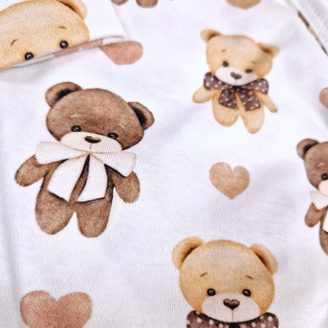 NINI Zavinovací body krátký rukáv Blossom KVĚTY