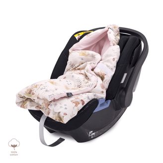 Makaszka Zavinovačka/deka do autosedačky Cotton FAIRIES