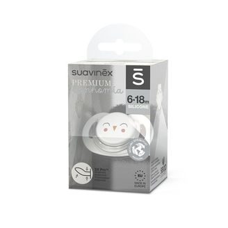 Suavinex Bonhomia dudlík SX PRO anatomický 6-18m BÍLÝ