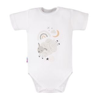 Eevi Body krátký rukáv Mellow BÍLÉ