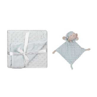Interbaby Deka Kuličky + Přítulka Medvídek - MINT