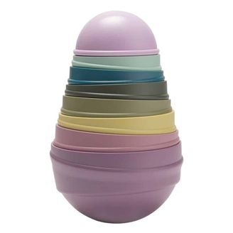 BIBS Stohovací balanční věž Bright Rainbow